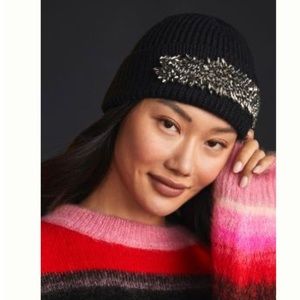 Embellished Rhinestone Beanie